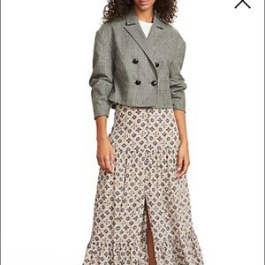 Veronica Beard Wool Blend Sybille Cropped Tailored Jacket Size 4 NWT